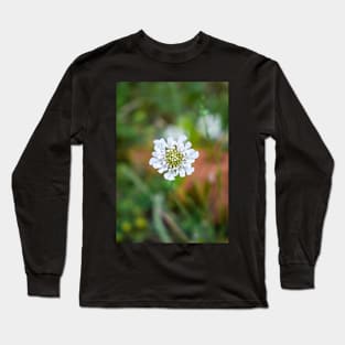 Little White Flower in the Grass Long Sleeve T-Shirt